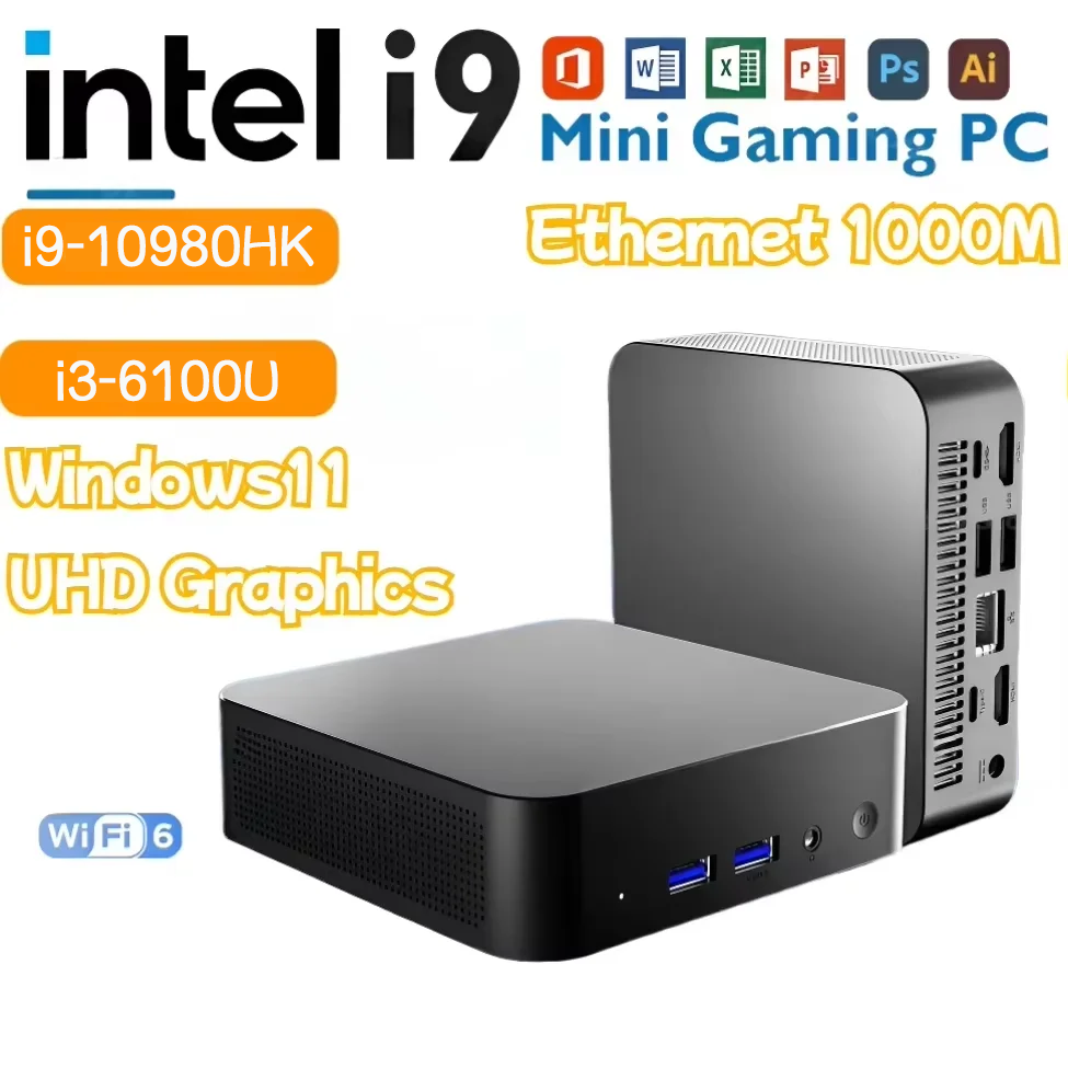 Esports Gaming Sleeve - NEW MINI PC Computer Intel Core