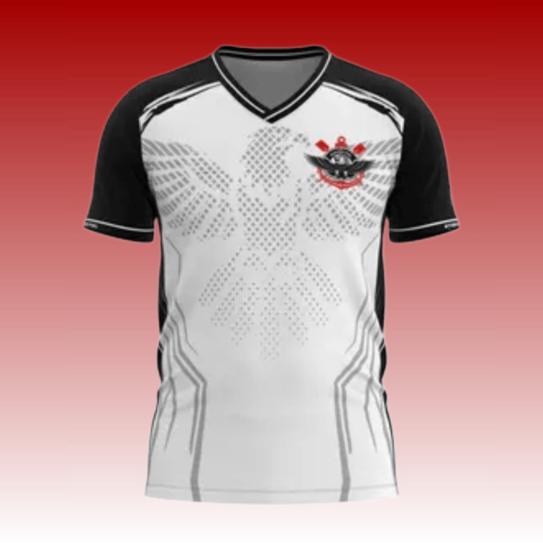 Esports Gaming Sleeve - Eagle Pattern E-Sports Jersey Men Black