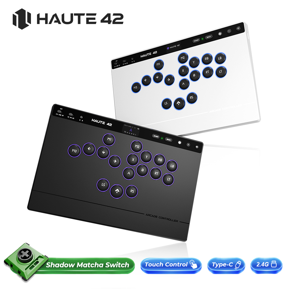 Esports Gaming Controller - Haute42 W-P1 Tri Mode 2.4G Wireless