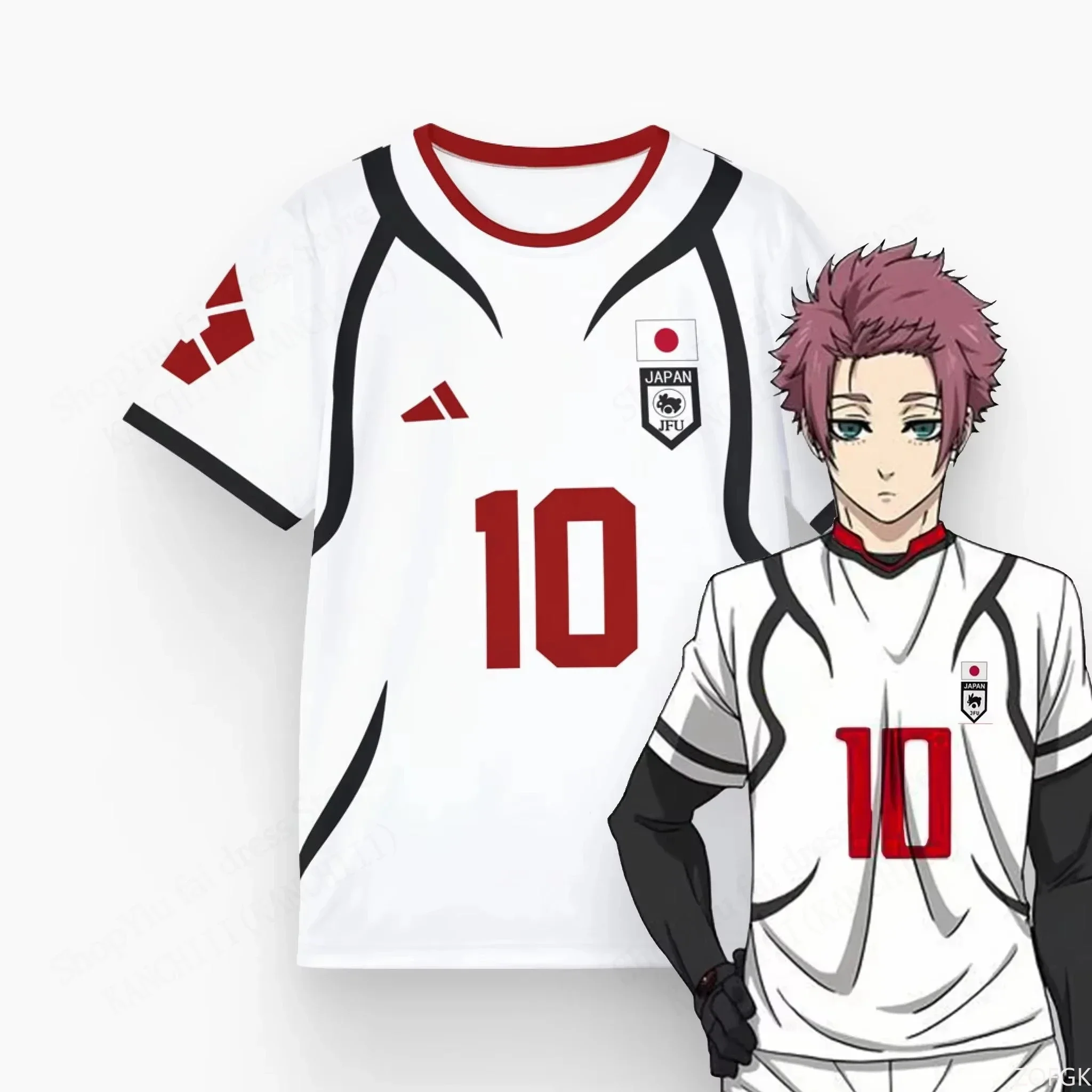 Mens Anime Jersey Blue Lock Sa - Esports Gaming Sleeve review and price