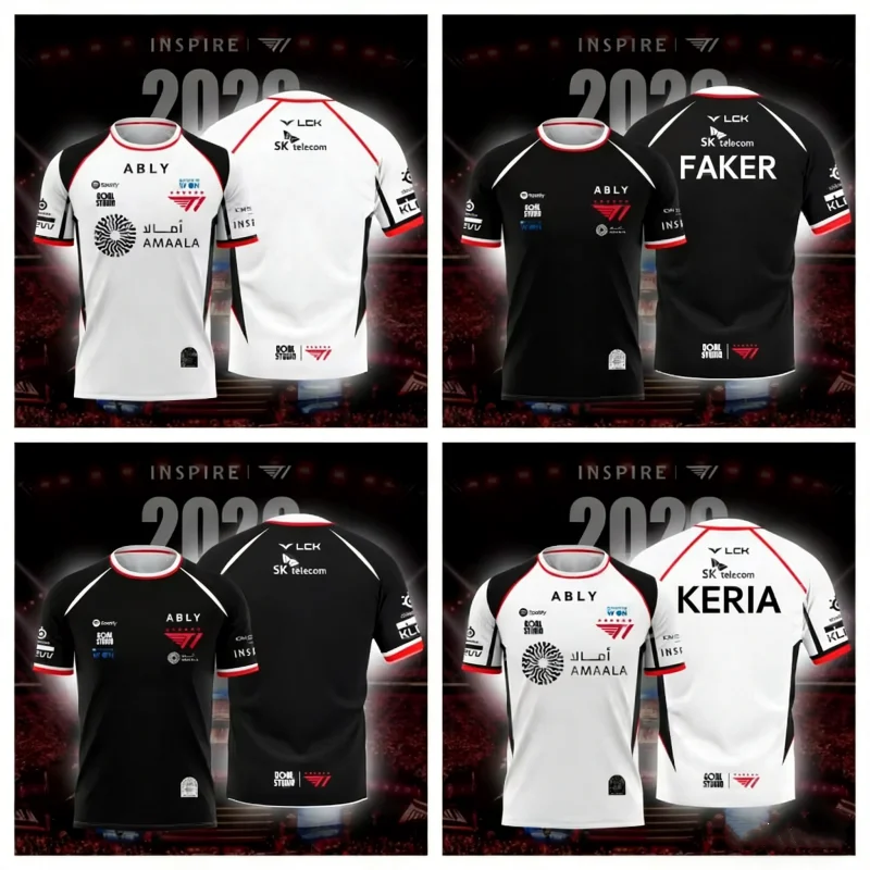 2026 NEW T1 ESPORTS TEAM JERSE - Esports Gaming Sleeve review and price